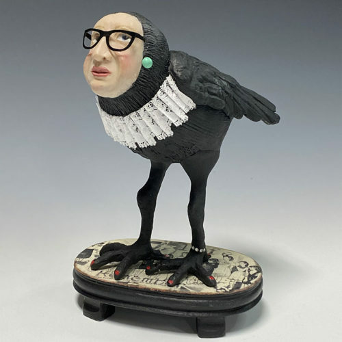 Ruth Ginsburg inspired sculpture